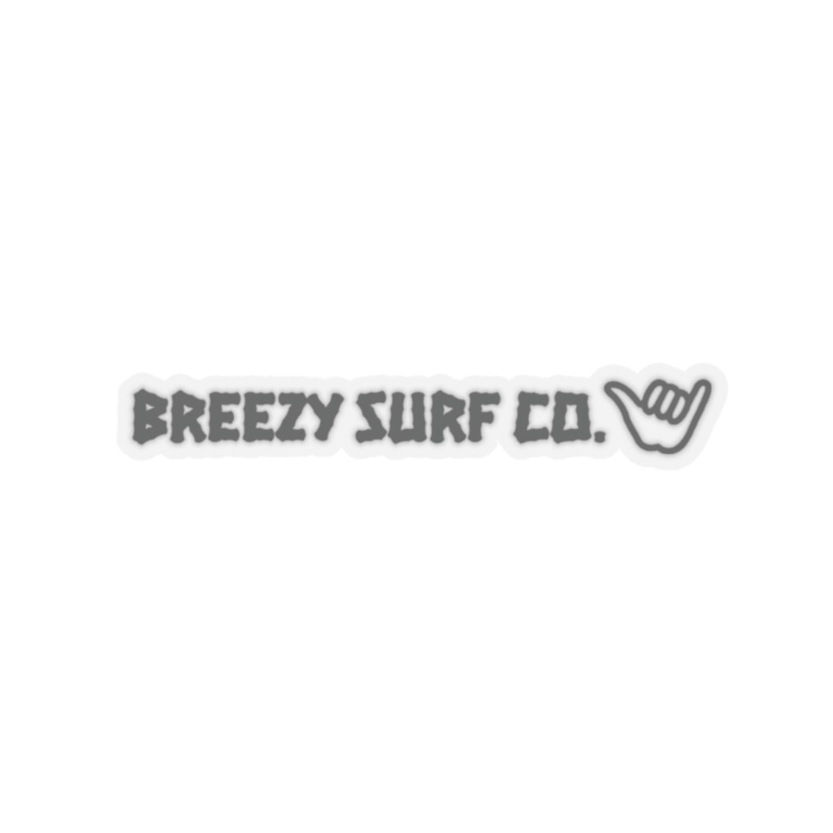 Breezy Surf Co. Shaka Sticker