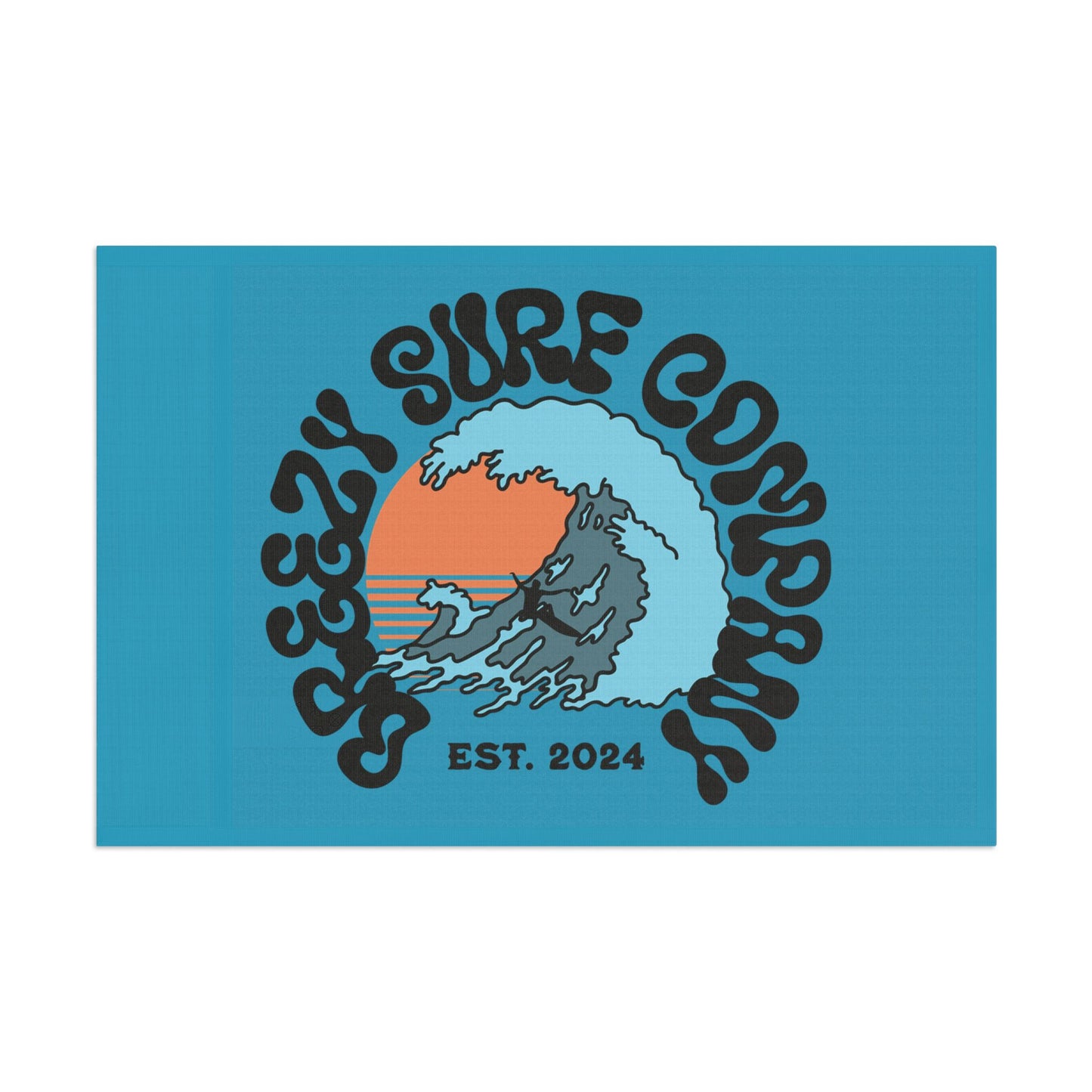 Breezy Surf Co. Logo Flag