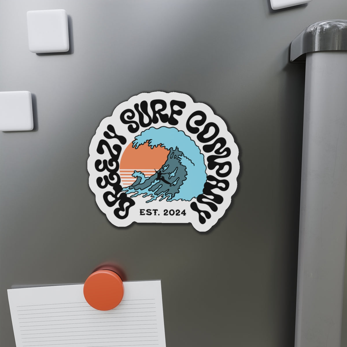 Breezy Surf Co. Logo Magnet