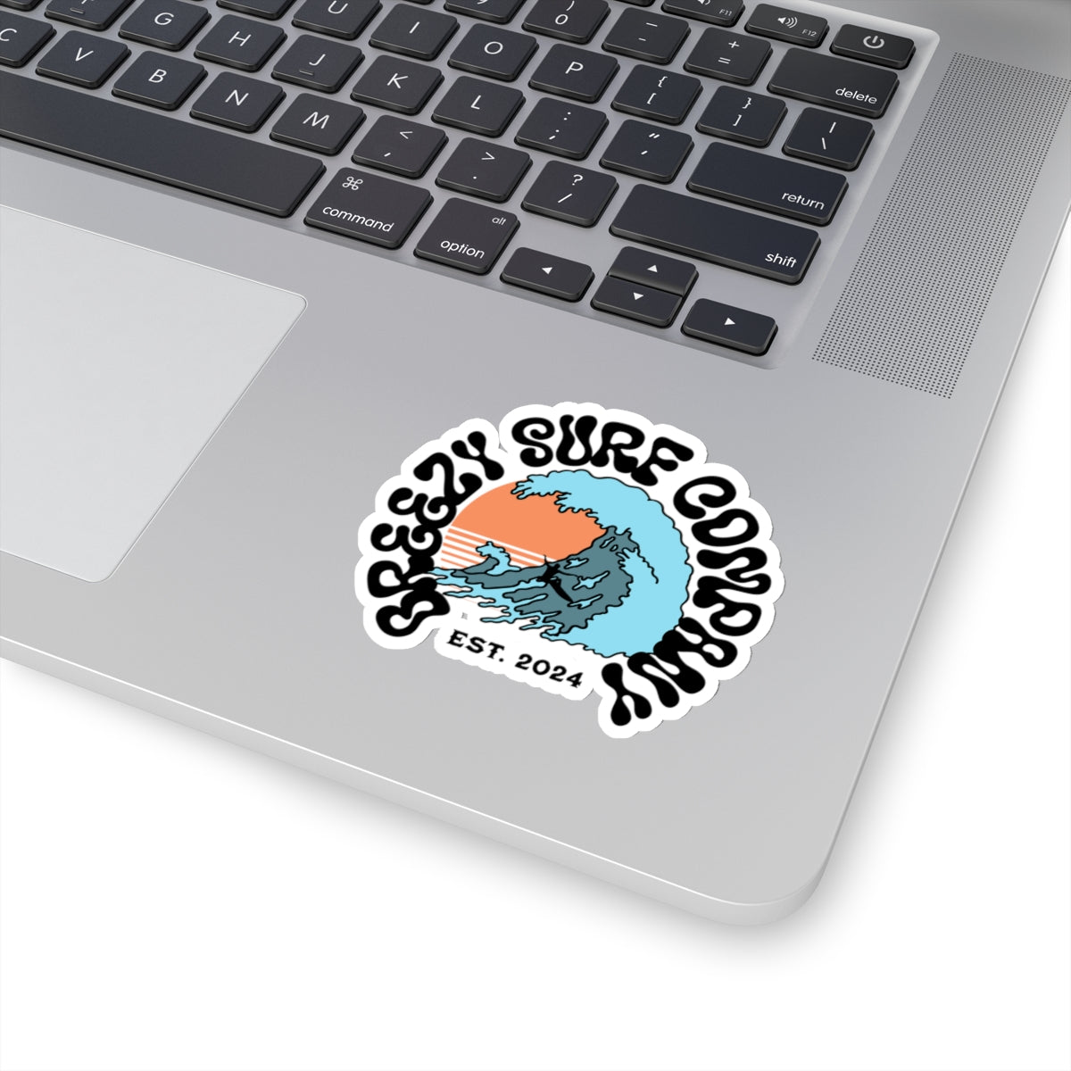 Breezy Surf Co. Logo Sticker