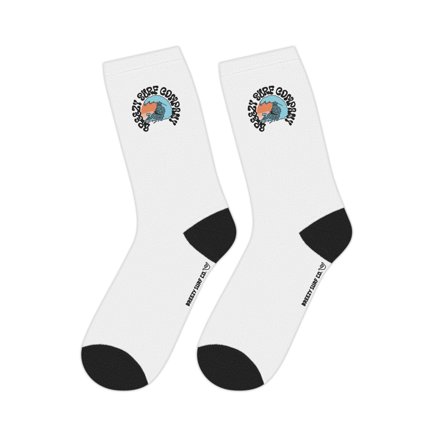 Breezy Surf Co. Logo Socks