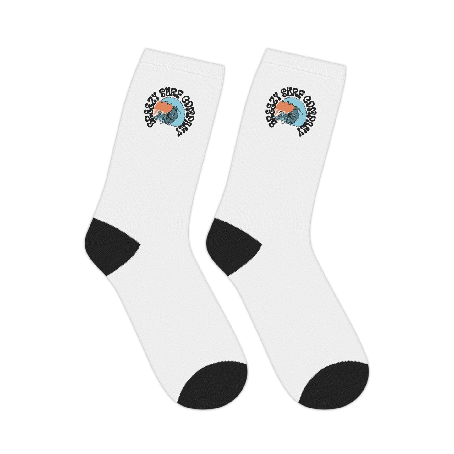 Breezy Surf Co. Logo Socks