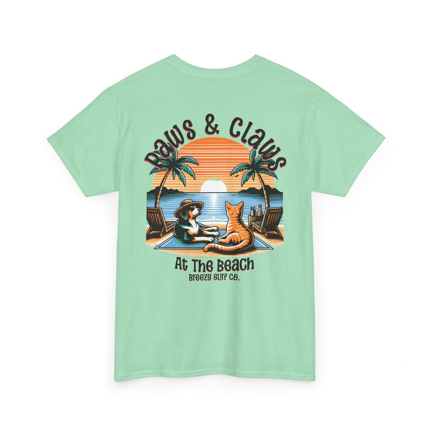 Paws & Claws Breezy Surf Co. T-Shirt