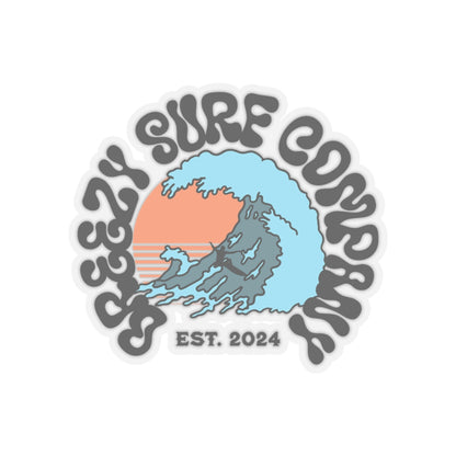 Breezy Surf Co. Logo Sticker